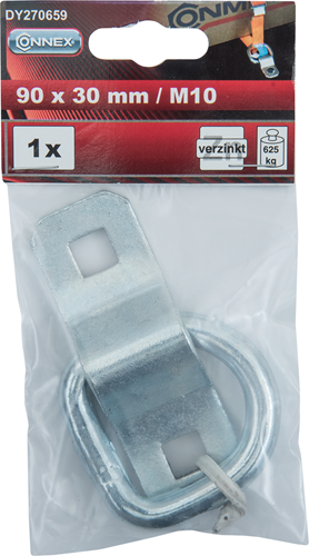 Connex Zurröse mit D-Ring 90x30mm vz - dy270659