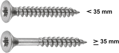 Connex Universalschraube tx 4x40 10 Edelstahl4 - dy3254040