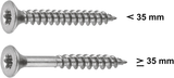 Connex Universalschraube tx 4x20 15 Edelstahl4 - dy3254020 - afbeelding 2