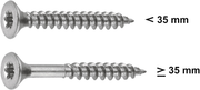 Connex Universalschraube tx 4x50 10 Edelstahl4 - dy3254050 - afbeelding 2