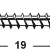 Connex Blechschraubenpfanne 3,5x19 25 Stück Edelstahl-A4 - dy4823519