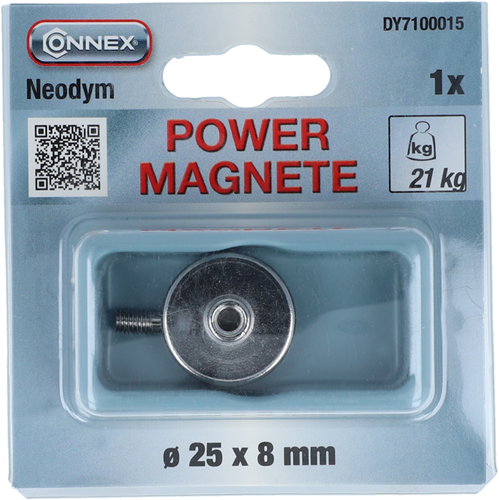 Connex-Magnet-Neodym-Haken D25 21 kg – dy7100015