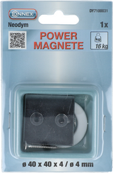 Connex Magnet Neodym SL eckig 40x40 - dy7100031 - afbeelding 2