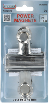 Connex Neodym-Magnetclip 4kg 2 Stück - dy7100038 - afbeelding 2