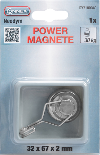 Connex Neodym-Magnethaken 32mm 32kg 1 Stk. - dy7100040
