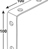 Connex 4 Stück gebogen. Quadrat 100x100 BVZ - dyb2003661