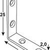 Connex 10 Stück gebogen. quadratisch 25x25x10 bvz - dyb2005651