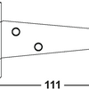 Connex-Kreuzgriff 125x80 BVZ - dyb2006252