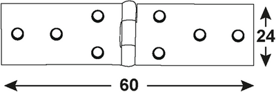 Connex Tischscharnier 60x24 BVZ - dyb2006281
