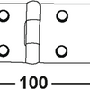 Connex Tischscharnier 100x32 BVZ - dyb2006301
