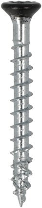 Dynaplus-Befestigungsschraube, verzinkter Flachkopf, Vollgewinde – 8 mm schwarzer Kopf Torx TX20 ​​4,5 x 40 | 200 Stück - 0285.01.33605
