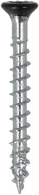 Dynaplus-Befestigungsschraube, verzinkter Flachkopf, Vollgewinde – 8 mm schwarzer Kopf Torx TX20 ​​4,5 x 40 | 200 Stück - 0285.01.33605