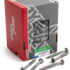 Dynaplus Konstruktionsschraube Ar-Beschichtung Flachkopf Teilgewinde + Schneidspitze Torx Tx30 6,0x60 35 | 100 Stück - 0281.08.50001