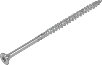 Dynaplus Bauschraube verzinkt Flachkopf Teilgewinde + Schneidspitze Torx Tx30 6,0x120 70 | 100 Stück - 0281.01.50801