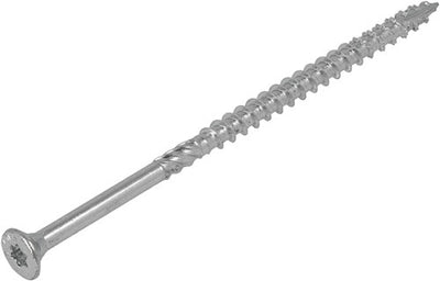 Dynaplus Bauschraube verzinkt Flachkopf Vollgewinde + Schneidspitze Torx TX30 6,0x40 | 100 Stück - 0281.01.49601