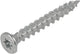 Dynaplus Bauschraube verzinkt Flachkopf Vollgewinde + Schneidspitze Torx Tx30 6,0x50 | 100 Stück - 0281.01.49901
