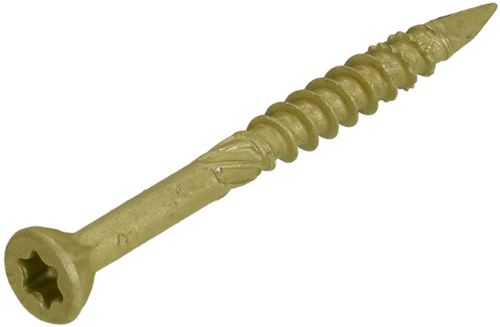 Dynaplus Glasleistenschraube Ar-Bronze Flachkopf Teilgewinde-75° Torx Tx15 3,5x40 22 | 200 Stück - 0287.08.17601