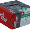 Dynaplus Glasleistenschraube Ar-Bronze Flachkopf Teilgewinde-75° Torx Tx15 3,5x40 22 | 200 Stück - 0287.08.17601