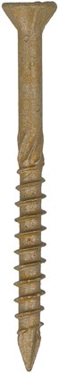 Dynaplus Glasleistenschraube Ar-Bronze Flachkopf Teilgewinde-75° Torx Tx15 3,5x50 28 | 200 Stück - 0287.08.17901