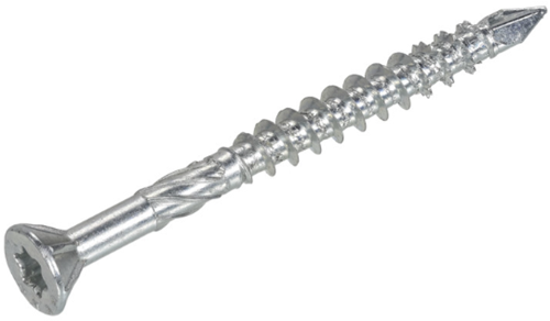 Dynaplus MDF-Schraube verzinkt Flachkopf Teilgewinde-75° Torx TX15 3,5x35 20 | 200 Stück - 0287.01.17401