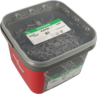 Dynaplus Uni-Schraube Spanplattenschraube Ar-Beschichtung Flachkopf Teilgewinde Torx Tx25 5,0x100 55 | 300 Stück - 0289.14.42601