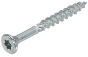 Dynaplus Unischraube Spanplattenschraube verzinkt Flachkopf Teilgewinde Torx TX20 ​​4,0x40 24 | 500 Stück - 0281.01.25604 - afbeelding 2
