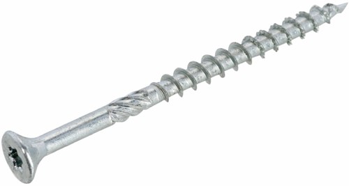 Dynaplus Unischraube Spanplattenschraube verzinkt Flachkopf Teilgewinde Torx TX20 ​​4,0x50 30 | 1500 Stück - 0289.11.25902