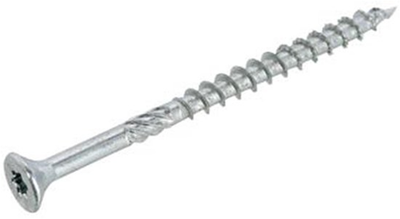 Dynaplus Unischraube Spanplattenschraube verzinkt Flachkopf Teilgewinde Torx TX25 4,5x100 55 | 200 Stück - 0281.01.34801