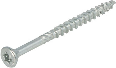 Dynaplus Unischraube Spanplattenschraube verzinkt Flachkopfteilgewinde Torx TX25 4,5x60 35 | 200 Stück - 0281.01.34001