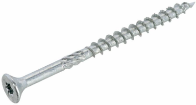 Dynaplus Unischraube Spanplattenschraube verzinkt Flachkopf Teilgewinde Torx TX25 5,0x120 70 | 250 Stück - 0289.11.42801