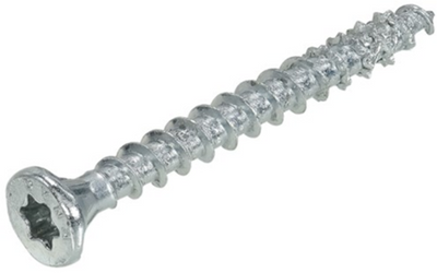 Dynaplus Uni-Schraube Spanplattenschraube verzinkt Flachkopf Vollgewinde Torx TX20 ​​4,0x40 | 500 Stück - 0281.01.25603
