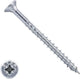 Dynaplus Uni Screw Spanplattenschraube VZ (verzinkt) PK (Flachkopf) PZ2 4,5x70 42 | 200 Stück - 0280.01.34201