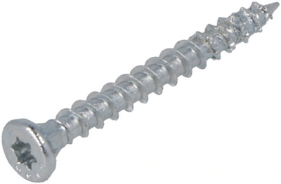 Dynaplus Uni Screw Spanplattenschraube VZ (verzinkt) PK (Flachkopf) Torx Tx15 3,5x16 | 200 Stück - 0281.01.16701