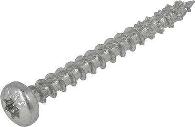 Dynaplus Uni-Schraube verzinkter Zylinderkopf Vollgewinde Torx TX10 3,0x12 | 200 Stück - 0282.01.12401