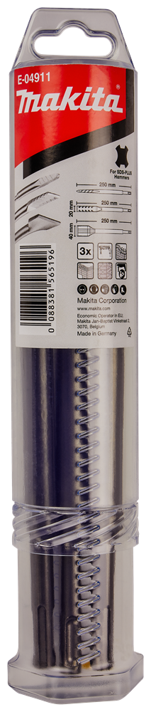 Makita Zubehör Meißelset 3-teilig Premium - e-04911 e-04911