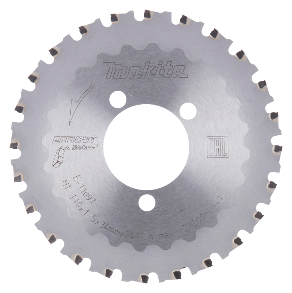 Makita Zubehör Kreissägeblatt Bewehrung | 110x34mm Wirkung 24t - e-11097 e-11097
