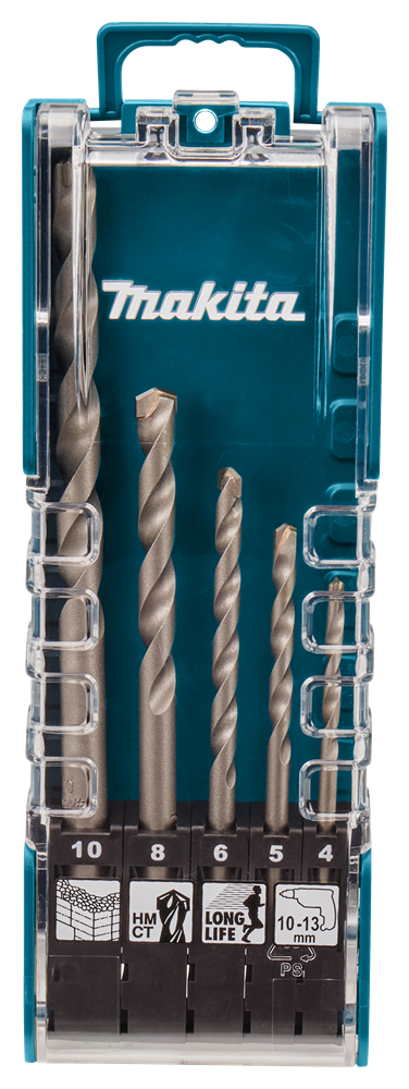 Makita Zubehör Steinbohrer-Set 5-teilig – e-11536 – e-11536