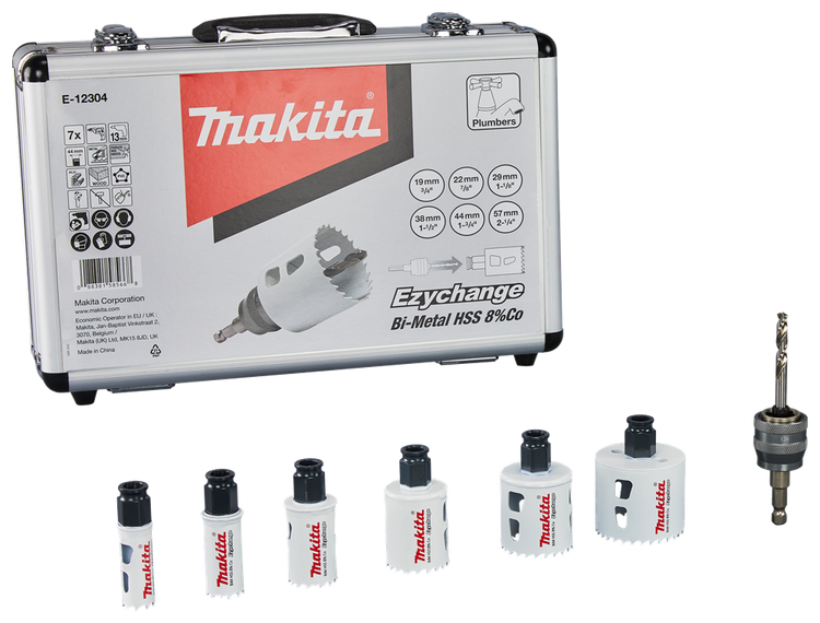 Makita Zubehör Lochsägen-Set 7-teilig Holz Metall – E-12304 E-12304