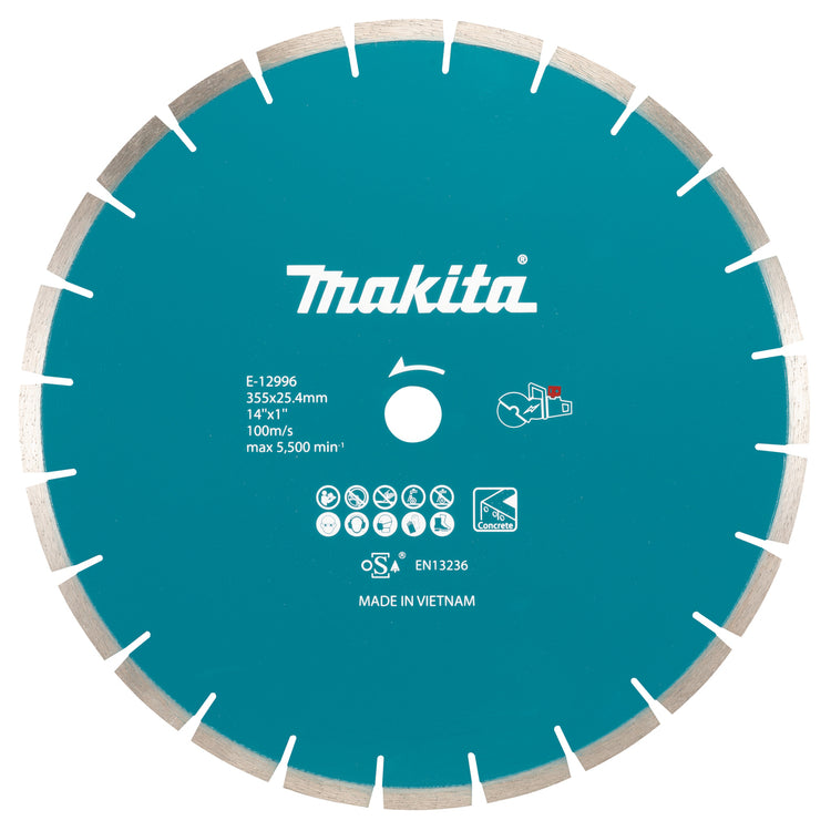 Makita-Zubehör e-12996 | Diamantscheibe | 355 x 2,8 x 25,4 mm – e-12996