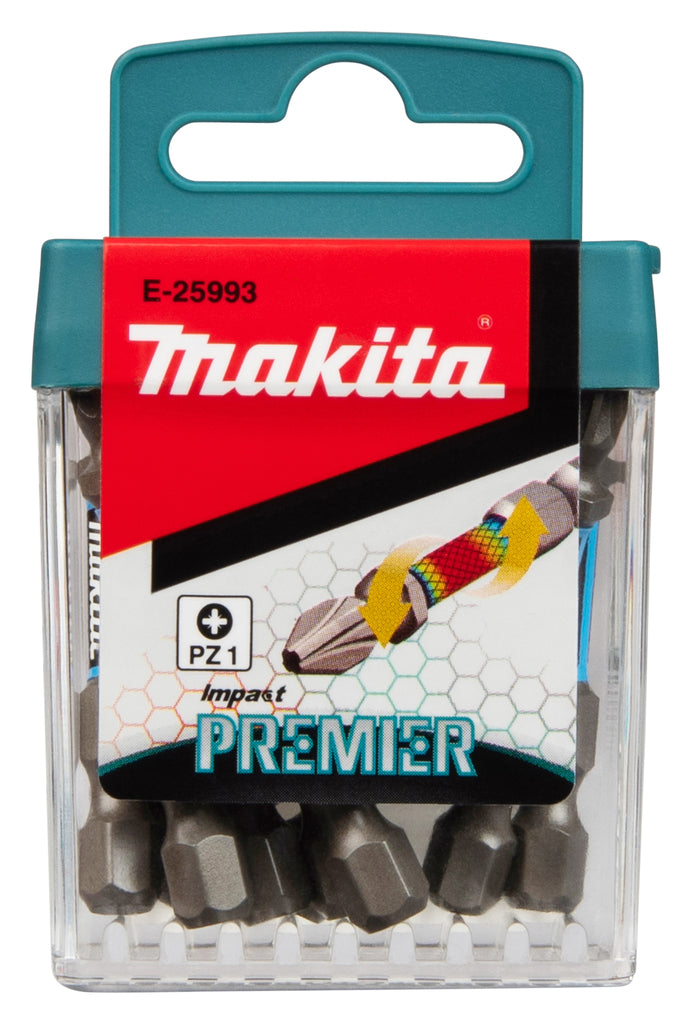 Imp Makita Zubehör Schlagschrauber-Bits pz1x50mm | amtierender Premierminister | 10 Stück - E-25993