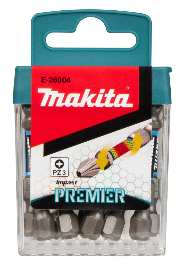 Imp Makita Zubehör Schlagschrauber-Bits pz3x50mm | amtierender Premierminister | 10 Stück - E-26004