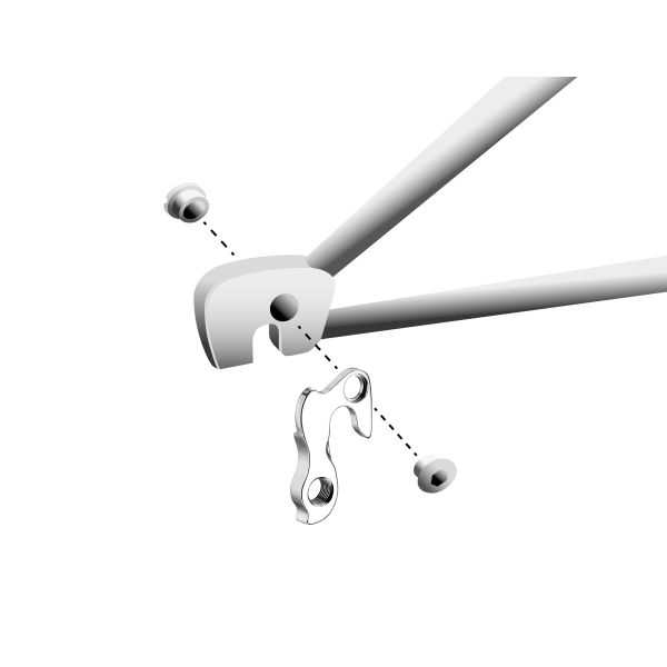 Union Schaltauge GH-137 mit Schraubensatz M8x0,75
