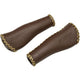 Ergotec Monaco Set griff Leder 2x 135 mm braun