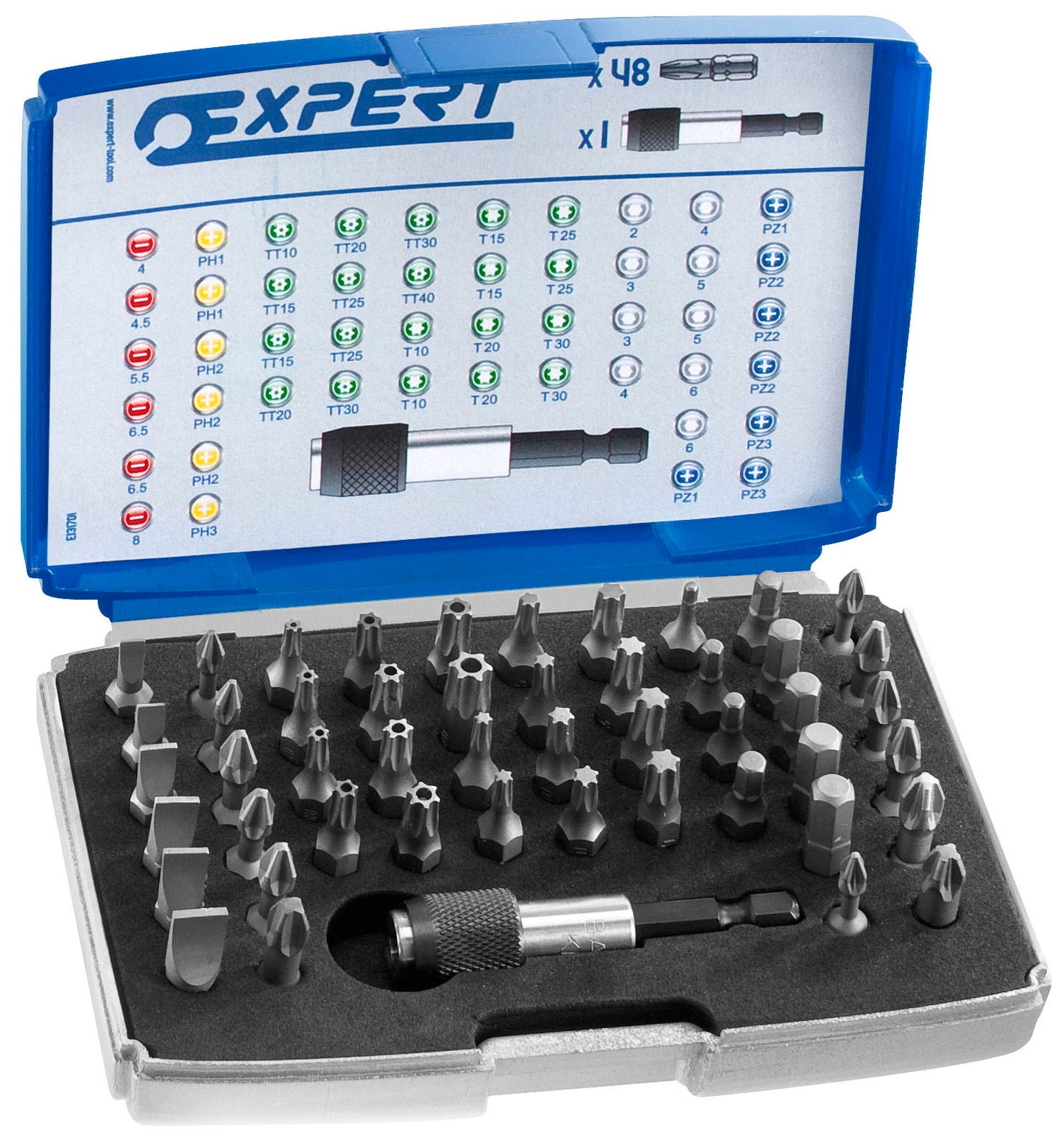 Expert Bit-Set 1 4 mit Bithalter 49-teilig