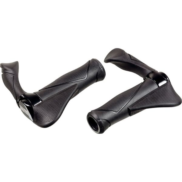 RST -Griffpaar MF2 kleiner Kraton Aluminium 130+130 mm schwarz