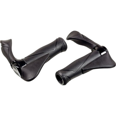 RST -Griffpaar MF2 kleiner Kraton Aluminium 130+130 mm schwarz