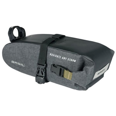 Basilikum Navigator Storm Sattle Bag - Kompakte Fahrradbeutel - Unisex - Fahrrad - Schwarz