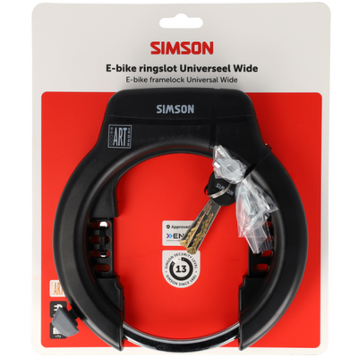 Simson Rahmenschloss universal breit E-Bike Einsatz 80mm Art**