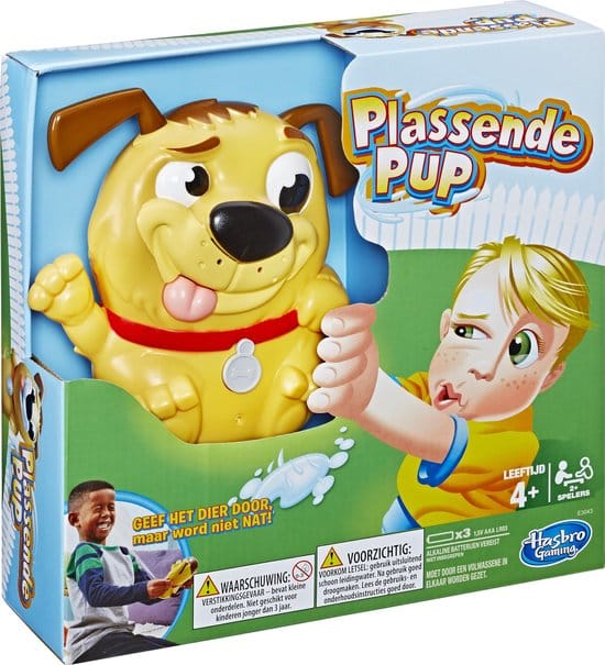Welpenspiel für Kinder pinkeln