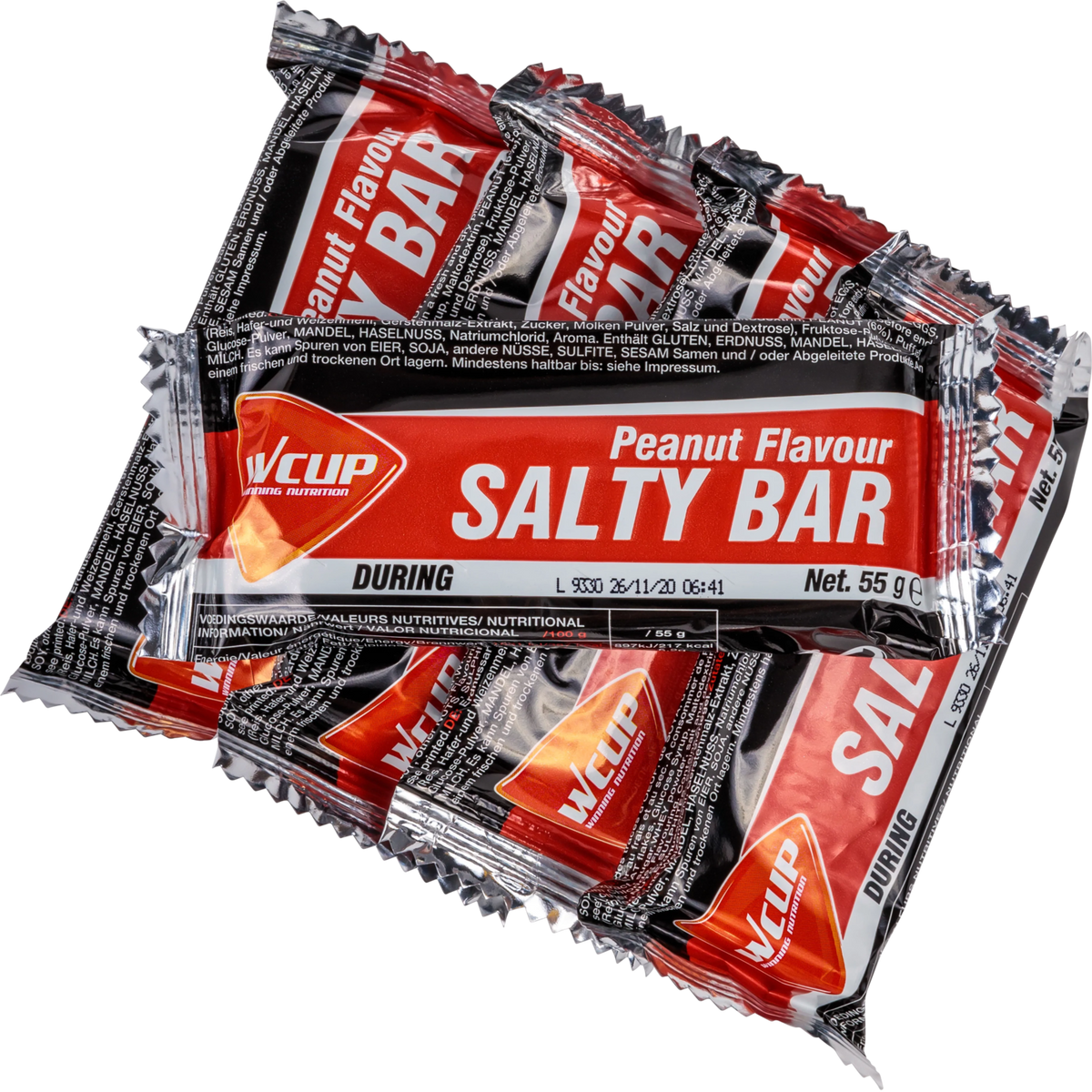 WCUP - Energy Bar Salzige Erdnuss 55 Gramm 20 Teile